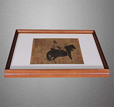 三明市书画装裱配框服务案例